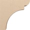 Ekena Millwork 7"W x 28"D x 28"H Thin Yorktown Rough Cedar Woodgrain TimberThane Corbel, Primed Tan CORUR07X28X28YORRCPR - alternate 6